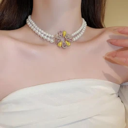 Elegant Layer Pearl Necklace